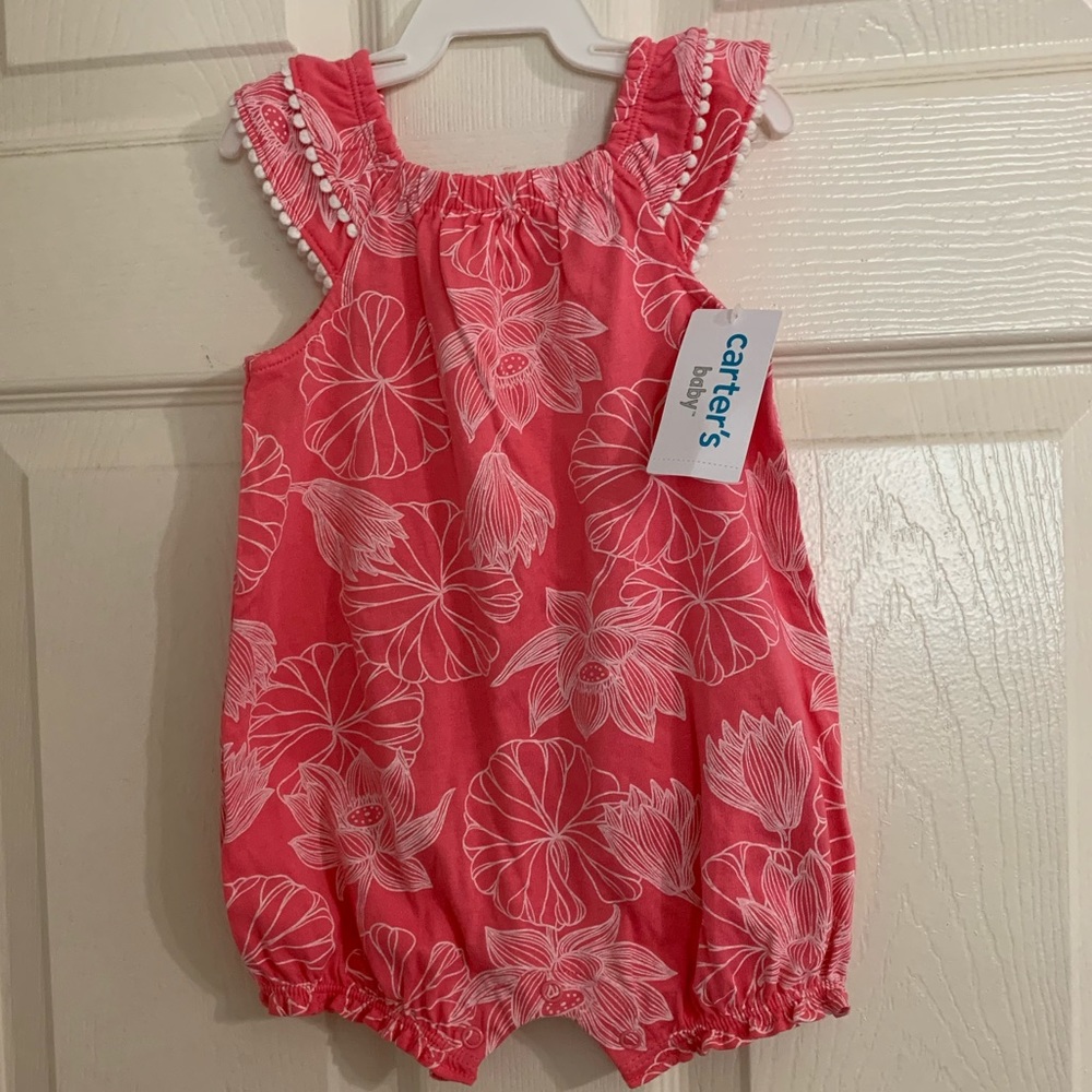 Floral Cotton Romper